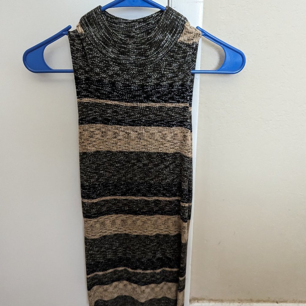 1. State Sleeveless Ribbed Sweater